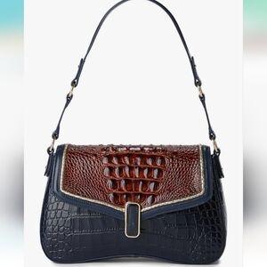NWT Brahmin Beautiful Neredia navy blue bag
